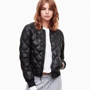 TNA Black League Jacket Down Filled Lightweight